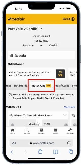 Betfair Képernyőkép 1