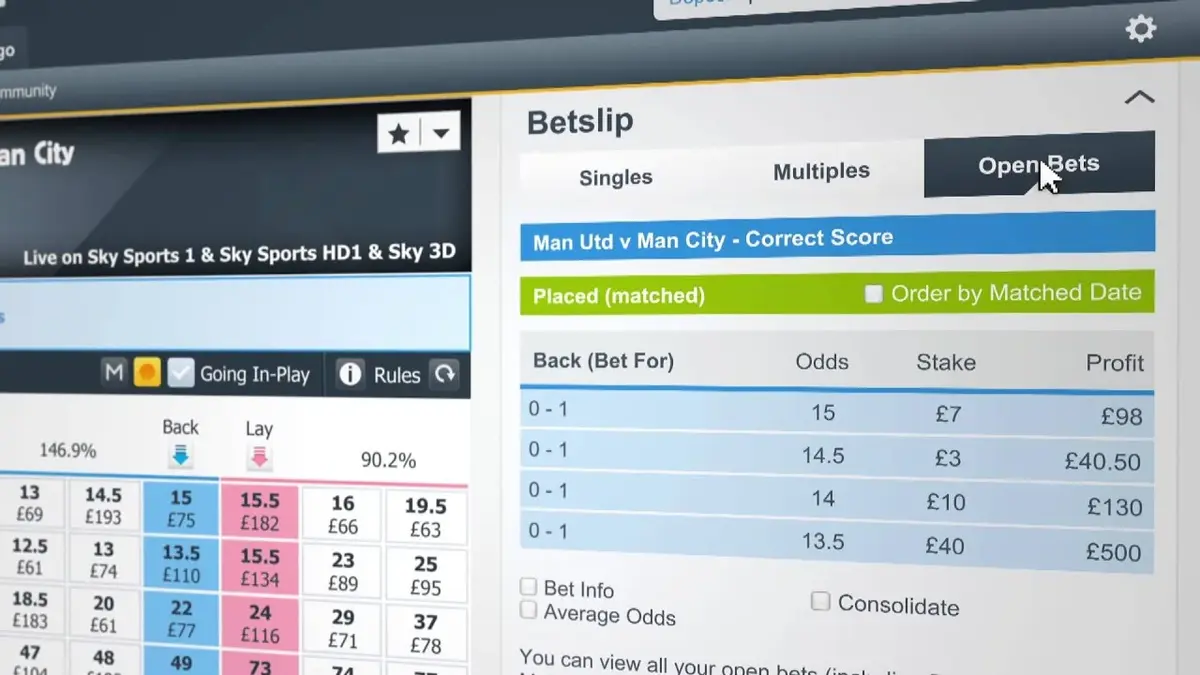 Betfair Képernyőkép 2